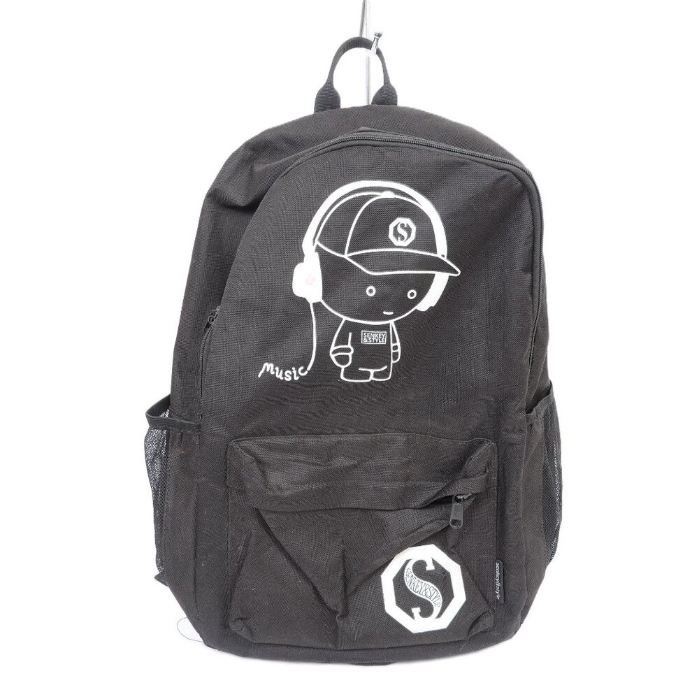 Senkey & Style Music‎ Backpack Glow in the Dark Travel Rucksack 15.6 inch Laptop